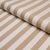 SAMPLE - Schumacher Hanson Indoor/Outdoor Stripe Fabric In Sand For Sale