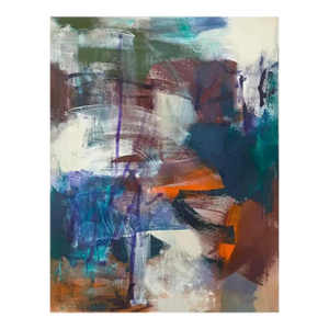 Mirtha Moreno Oil on Canvas Painting Titled “AbEx Series 213” 36.5 x 46.75 2025