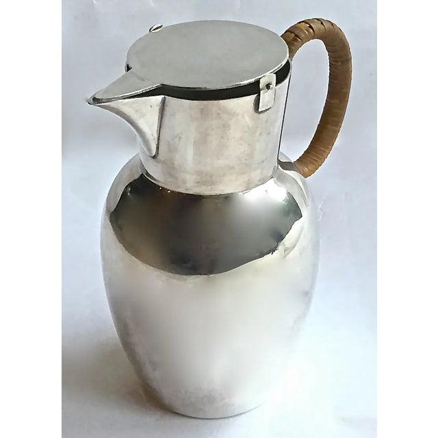 Mid-Century Modern Vintage Mid-Century Modern Wmf German Silverplated Pitcher For Sale - Image 3 of 9