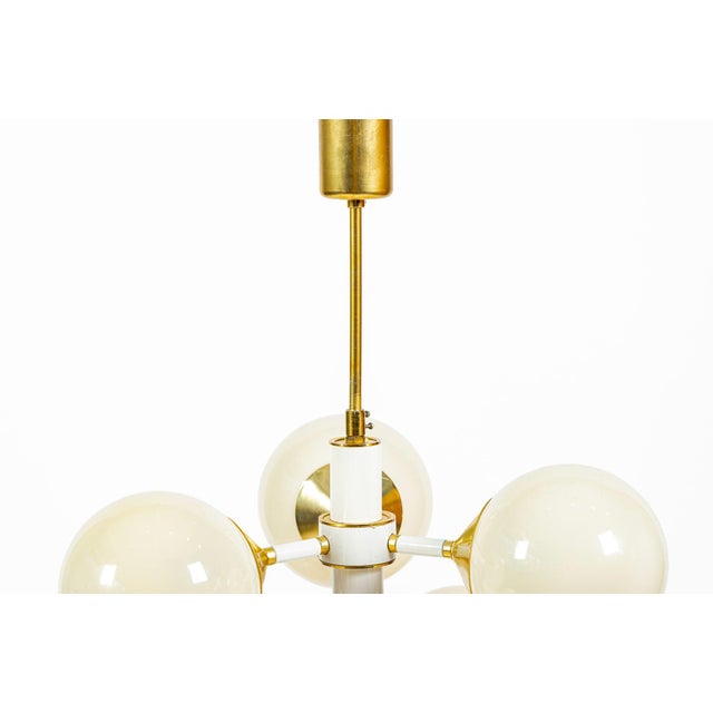1970s Mid-Century Modern Sputnik Chandelier by Szarvasi, Hungary 3 Available For Sale - Image 13 of 15
