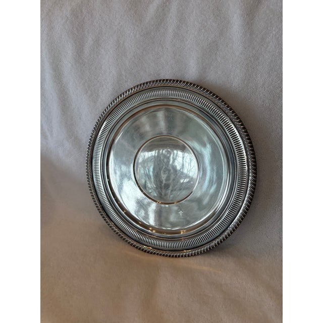Mid 20th Century Silver Plated Bowl For Sale - Image 4 of 4