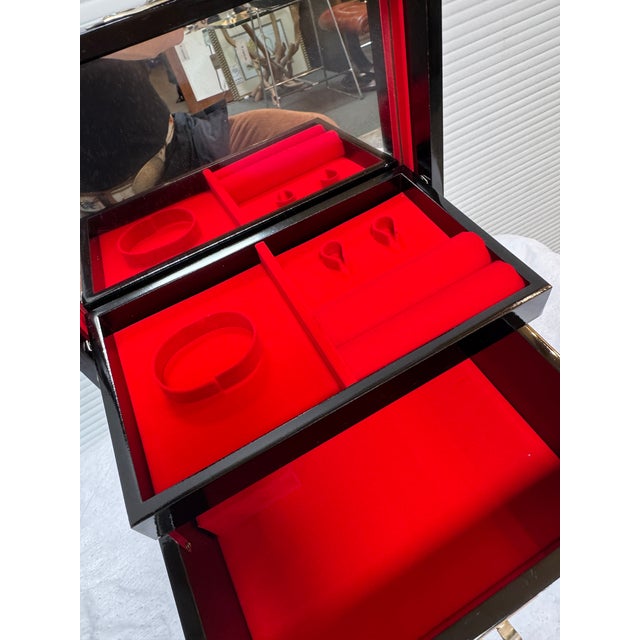 Korean Mother of Pearl Inlay Jewelry Box For Sale - Image 9 of 12