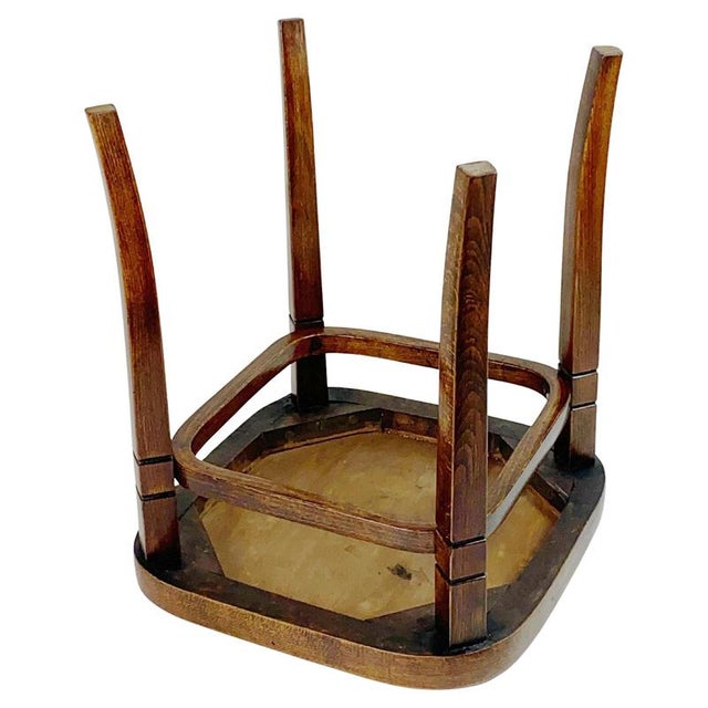 1900 - 1909 Stool attributed to Otto Wagner for Thonet, 1902 For Sale - Image 5 of 7