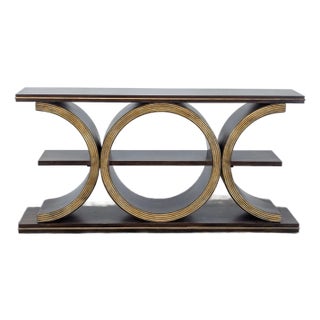 Attributed to Hooker Furniture Melange Presidio Console Table For Sale