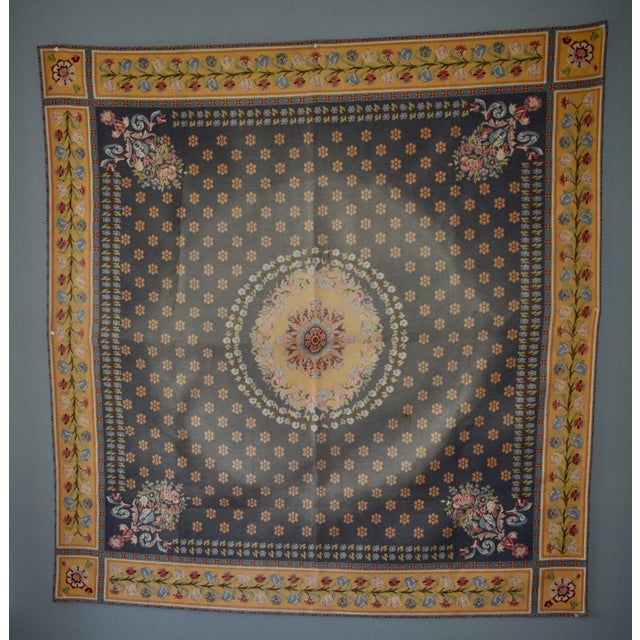 Vintage (1940's) Wall Tapestry from Flemish Tapestries. 100% Cotton. Made in Europe. The Measurements: 53 x 55. Flat Rate...