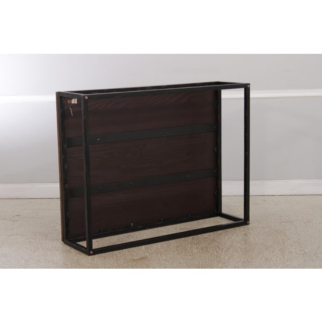 Ralph Lauren Industrial Wood Top Coffee Table For Sale - Image 14 of 16