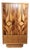 Brutalist Organic Mid Century Modern Tobago Armoire Chifferobe Made in Canada C 1970's For Sale