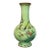 Antique Lime-Green Ground Famille Rose 'Bird and Flower' Vase For Sale