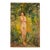 Early 20th Century "Nude in Nature" Expressionist Style Figurative Oil Painting by Jean Chaleye For Sale