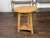 19th Century English 19th Century Pine Cricket Table with Circular Top and Triangular Shelf For Sale - Image 5 of 9