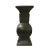 Chinese Handmade Dark Olive Army Green Ceramic Accent Vase For Sale