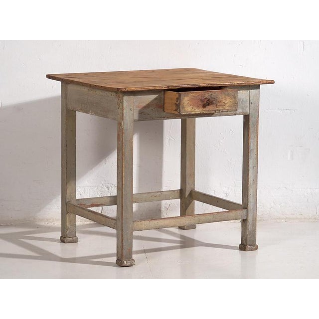 1920s Gray Side Table, 1920s For Sale - Image 5 of 13