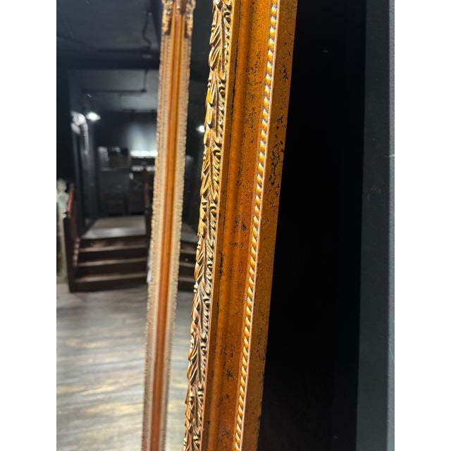 8 Ft Giant Massive Copper Antique Mirror For Sale In San Francisco - Image 6 of 12