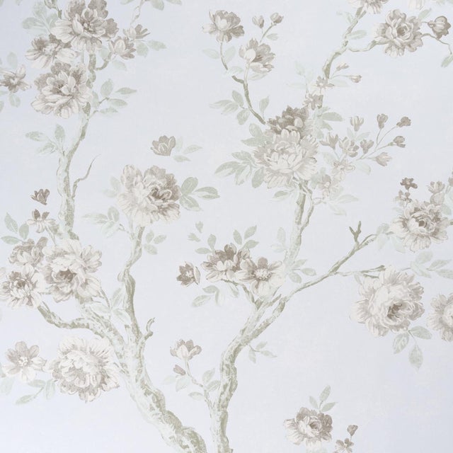 2020s SAMPLE - Schumacher Charlotte's Garden Panel Set In Periwinkle For Sale - Image 5 of 7