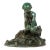 American Bronze Sculpture Fountain “Undine” (1914) by Edward Berge For Sale