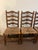 Stickley Ladder Back Rush Seat Chairs Set of 4 Early 20th Century For Sale - Image 10 of 12