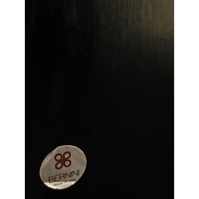 Vintage Black Laquered Wood Display Cabinet by Carlo Scarpa for Bernini, 1970s For Sale - Image 9 of 10