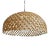 Rattan Dome Swirl Pendant Light Small For Sale