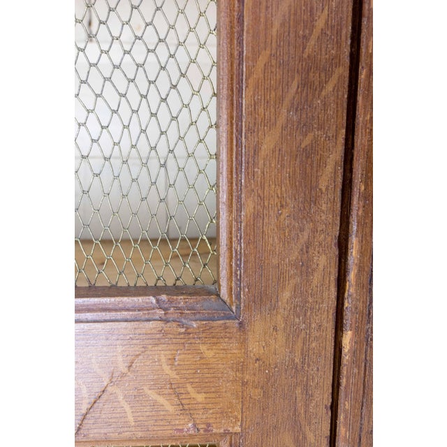 French Bookcase with Brass Mesh Doors, Late 19th Century For Sale - Image 14 of 15
