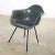Metal Mid Century Modern Elephant Hide Gray Eames Herman Miller Molded Fiberglass Dax Arm Shell Chair H Base For Sale - Image 7 of 13