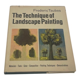 The Technique of Landscape Painting Hardcover by Frederic Taubes 1966 For Sale