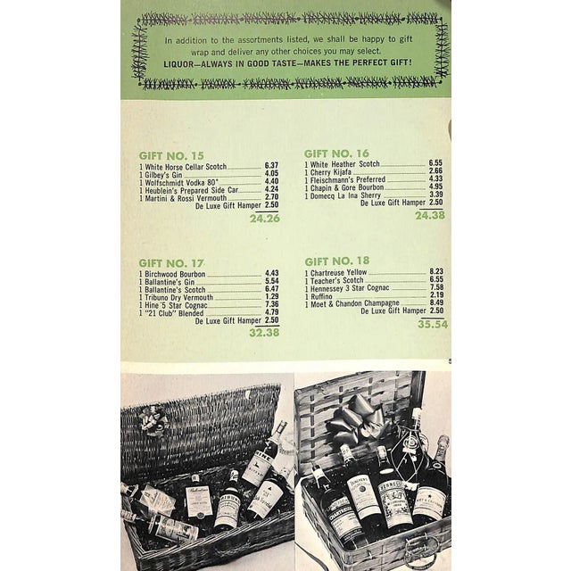 77th Street Liquor Store Catalogue, 1958 Chairish
