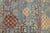 Teal 10x14 Modern Khotan Style Hand-Knotted Wool Area Rug – Teal, Rust & Ochre For Sale - Image 8 of 8