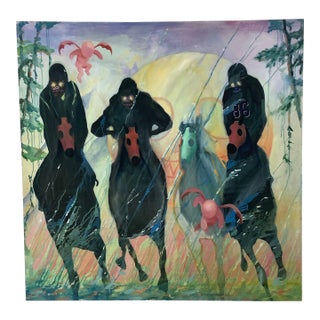 Tim Hoyt “Back on the Ho rse” (2014) – Oil on Canvas For Sale