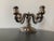19th Century 19th Century German Silver Rococo 4-Arm Candelabra For Sale - Image 5 of 12