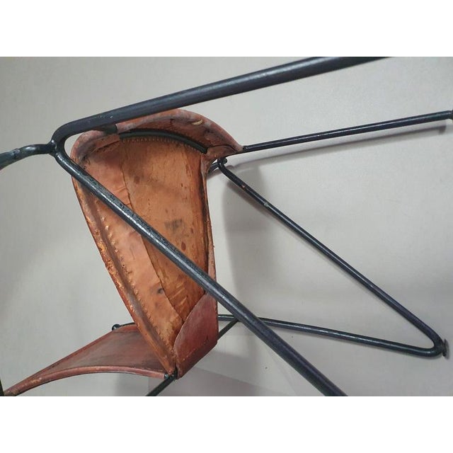 Chairs in Leather and Wrought Iron, Set of 24 For Sale - Image 13 of 18