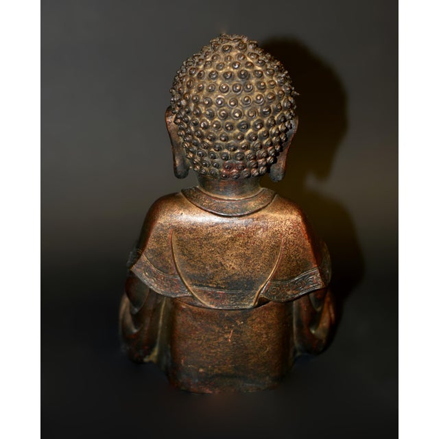 Bronze Cold Painted Baby Buddha Tang Style For Sale - Image 10 of 18