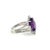 Natural Amethyst Diamond Ring Size 6.5, 14k Gold 8.83 TCW Certified For Sale - Image 11 of 11