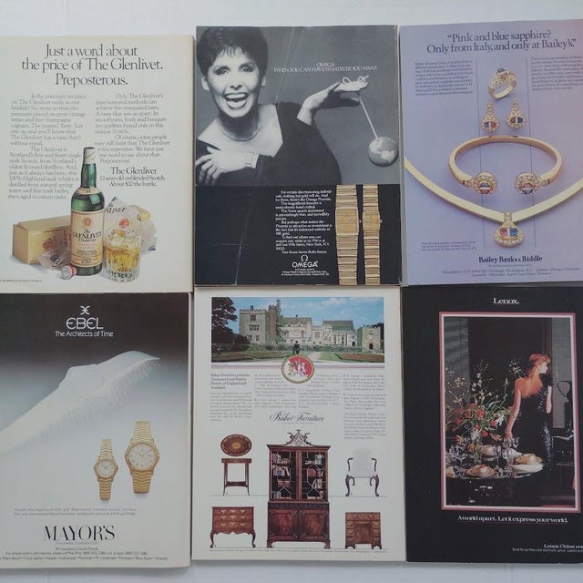Contemporary Vintage 1980s Architectural Digest the International Magazine of Fine Interior Design, Set of 6 Issues For Sale - Image 3 of 7
