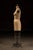 American Antique Rolling Dress Form by Wolf For Sale - Image 3 of 12