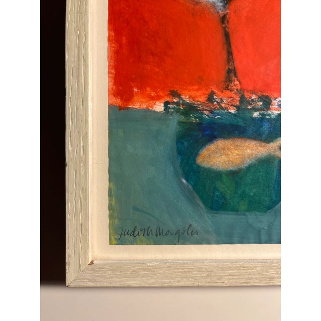 Original JUDITH MARGOLIS "Prayer For Healing" Gouache on Paper Painting "Prayer for Healing" was done as an intuitive...