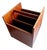Teak Magazine / Album Rolling Storage Bin by Rolf Hesland for Brucksbo, 1960's For Sale