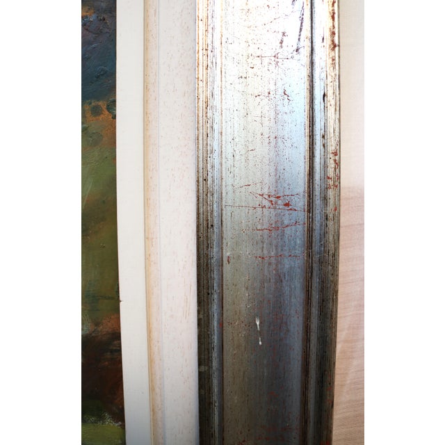 Piero Leo, Landscape, 1970, Oil Painting on Hardboard, Framed For Sale - Image 4 of 11