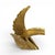 Hollywood Regency Early 20th Century Gilded Swan Form Sculptural Object With Winged Detail For Sale - Image 3 of 9