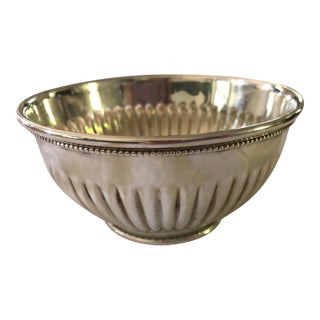 Early 20th Century Barker-Ellis Fluted Silver Plate Bowl For Sale