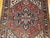 Vintage Heriz Rug, Hand-Knotted Wool, Geometric Medallion Pattern, Red & Navy, 5x7 For Sale - Image 9 of 15