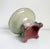 Vintage Italianate Terracotta & Celadon Glazed Pedestal Bowl For Sale - Image 10 of 10