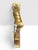 Baroque Large 18th C. Italian Baroque Carved, Gilded, Silvered Wood Putto Figure Seated. For Sale - Image 3 of 9