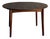 Danish Mid Century Modern Round Rosewood Dining Table Scandinavian Modern For Sale