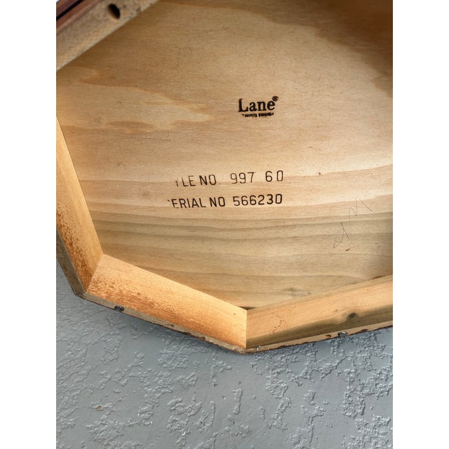 Wood Lane Furniture Round Solid Walnut Accent Table 1960’s For Sale - Image 7 of 8