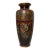 Antique Signed Japanese Ando Handmade Qing Enamel Silver Floral Cloisonné Vase For Sale