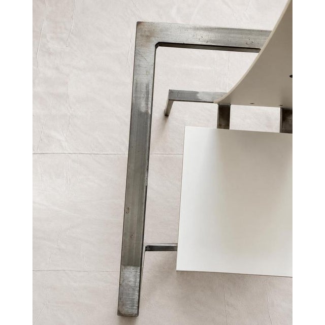Postmodern Steel Armchair by Karl-Friedrich Förster for KFF, 1980s For Sale - Image 4 of 9