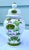 Vintage Lidded Jar With Lotus Motif For Sale - Image 4 of 12