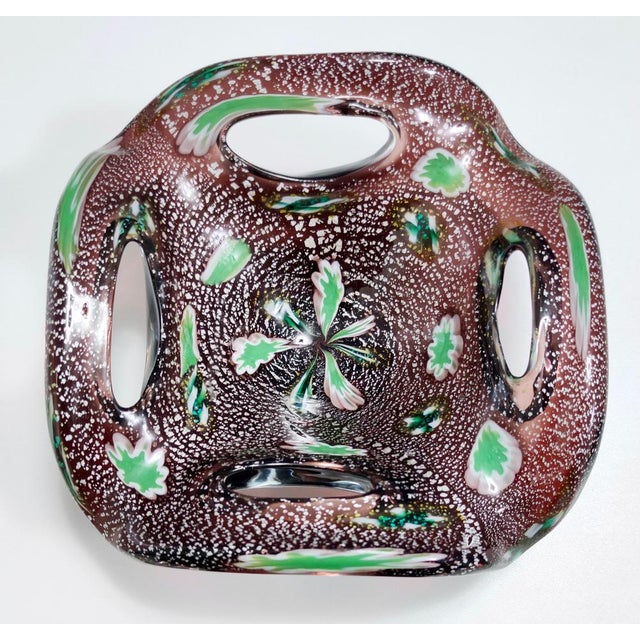Mid-Century Modern Vintage Brown Murano Glass Ashtray or Catchall from Fratelli Toso, 1960s For Sale - Image 3 of 14