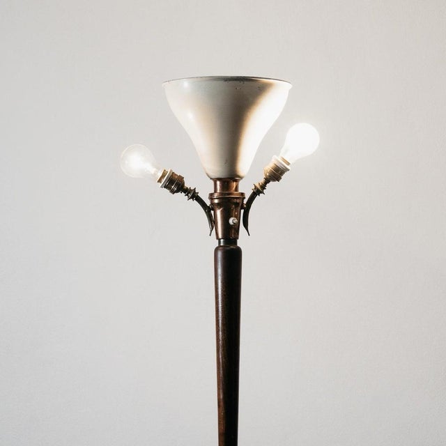 Floor Lamp with Tripod Base by Joseph Ostuni, 1950s For Sale - Image 3 of 14