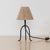 Panoplie Petite Iron Tripod Lamp, Rope Shade For Sale - Image 4 of 10